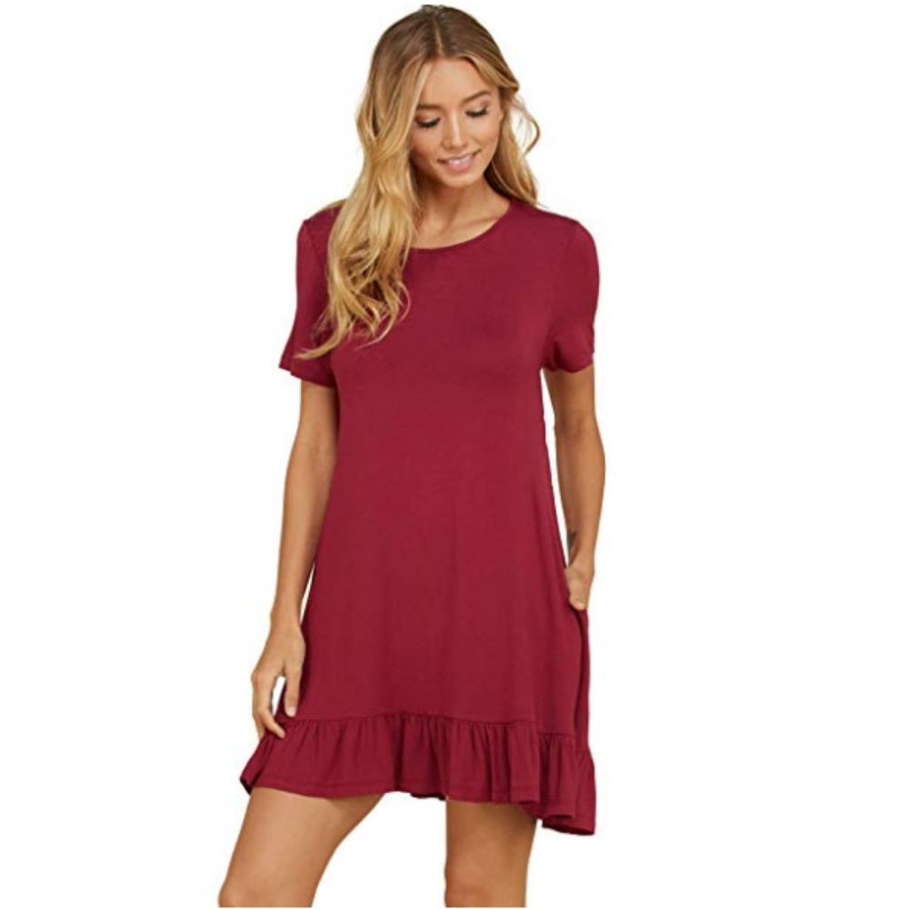🎉HP🎉 Womens Bottom Ruffle Dress - Picture 4 of 4